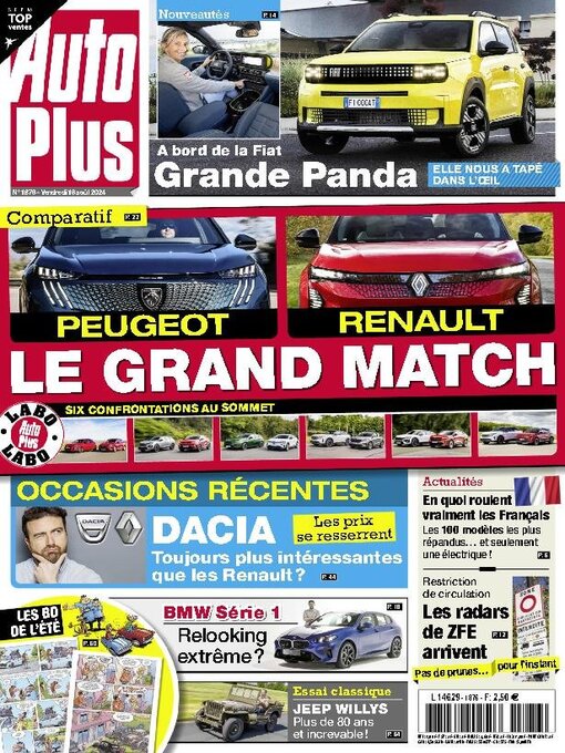 Editions Mondadori Axel Springer (EMAS)作のAuto Plus Franceの作品詳細 - 貸出可能